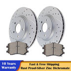 Front Brake Rotors and Pads Kit for Dodge Grand Caravan (2008–2020)