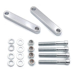 Set of 2 Chrome Front Fender Brackets for Harley Touring (2014–2019)