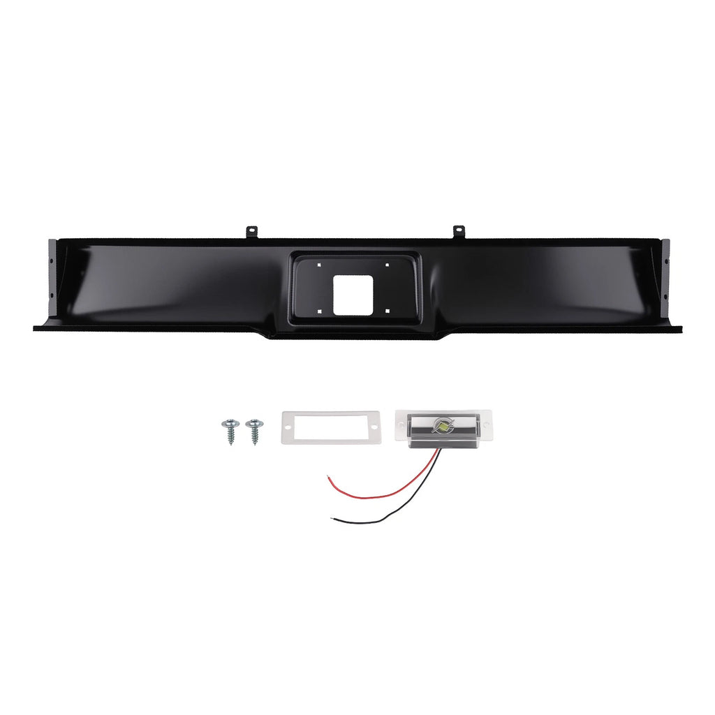 Black Rear Roll Pan for Chevrolet Suburban Silverado (1992–1994) Steel