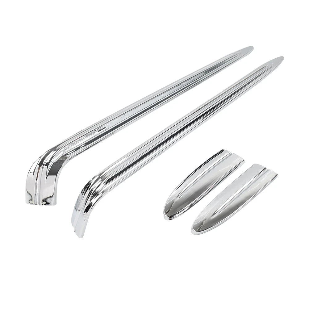 Chrome ABS Hard Saddlebag Lid Accent for Harley Street Glide FLHX, Road King FLHR (2014–2023)