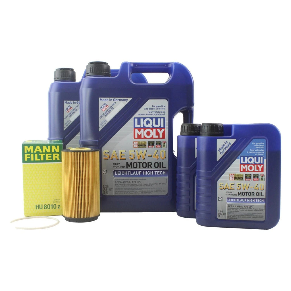 Oil Change Kit 12L Liqui Moly Leichtlauf 5W40 for Audi CEJA/CTNA