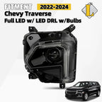 Full LED Headlight for Chevy Traverse (2022–2024) - Left Driver, Projector