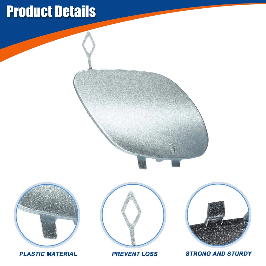 Tow Hook Cover for Mercedes-Benz (2015–2020) No.A2058850724 Diamond Silver