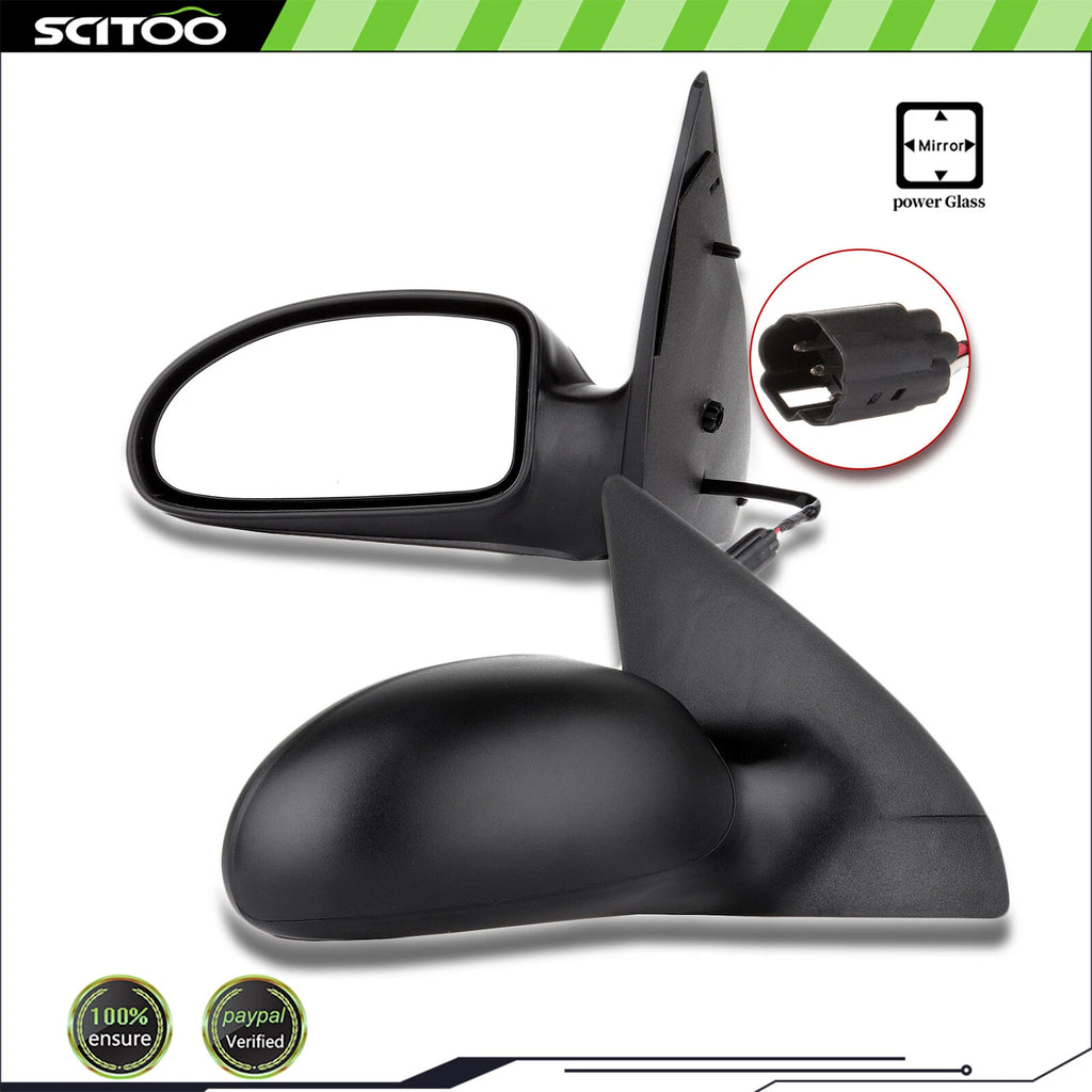 Set of 2 Power Unfoldable Side View Mirrors for Ford Focus (2000–2007)
