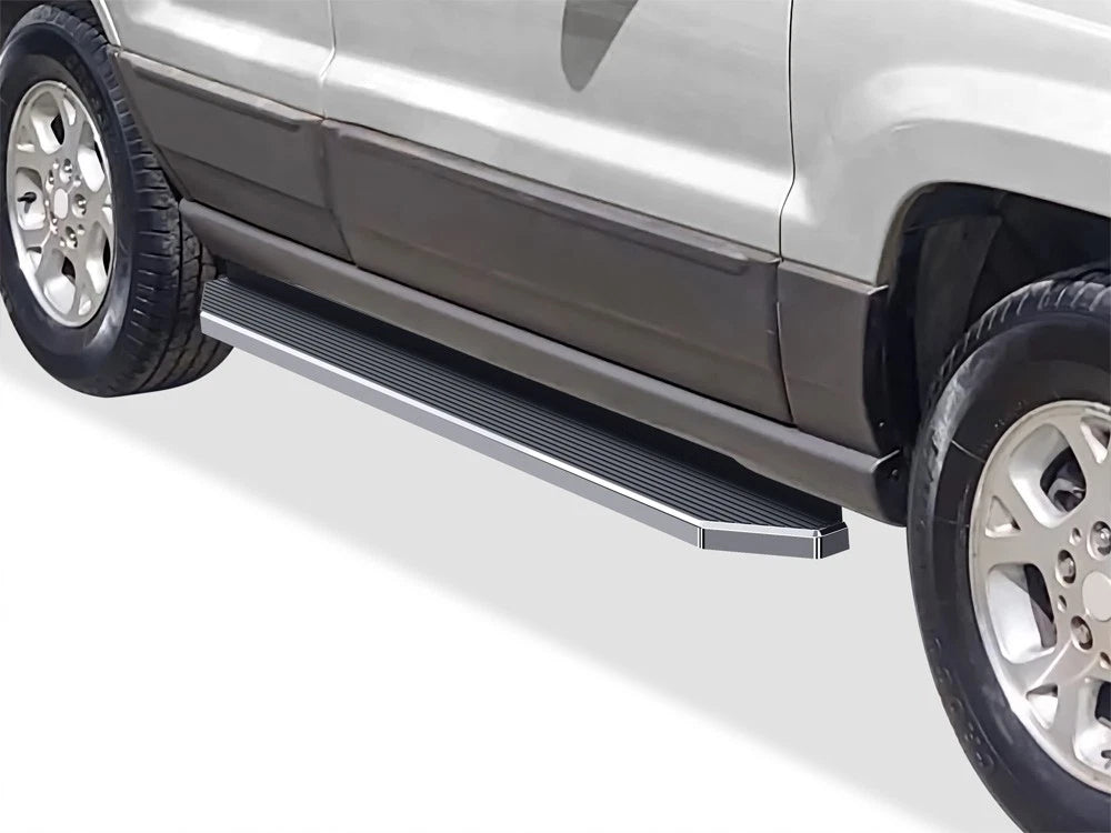 6" Polished iBoard Side Step Nerf Bar for Jeep Grand Cherokee (1999–2004)