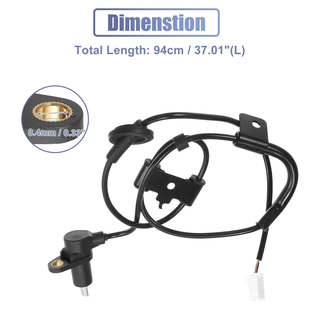 Rear Right ABS Wheel Speed Sensor No. 95690-2C100 for Hyundai Tiburon (2003–2005)