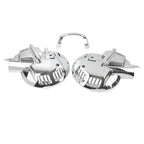 Front Brake Rotor Disc Covers for Honda Goldwing GL1500 88-00 Chrome