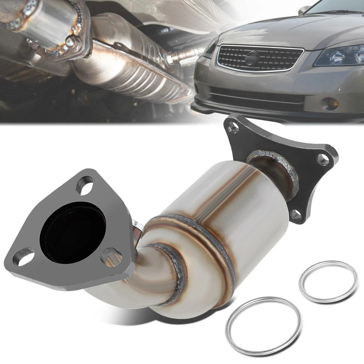 Catalytic Converter Exhaust Pipe Kit for Nissan Quest Maxima Altima V6 (2004–2009)