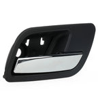 Black and Chrome Interior Rear Right Door Handle for Chevy GMC