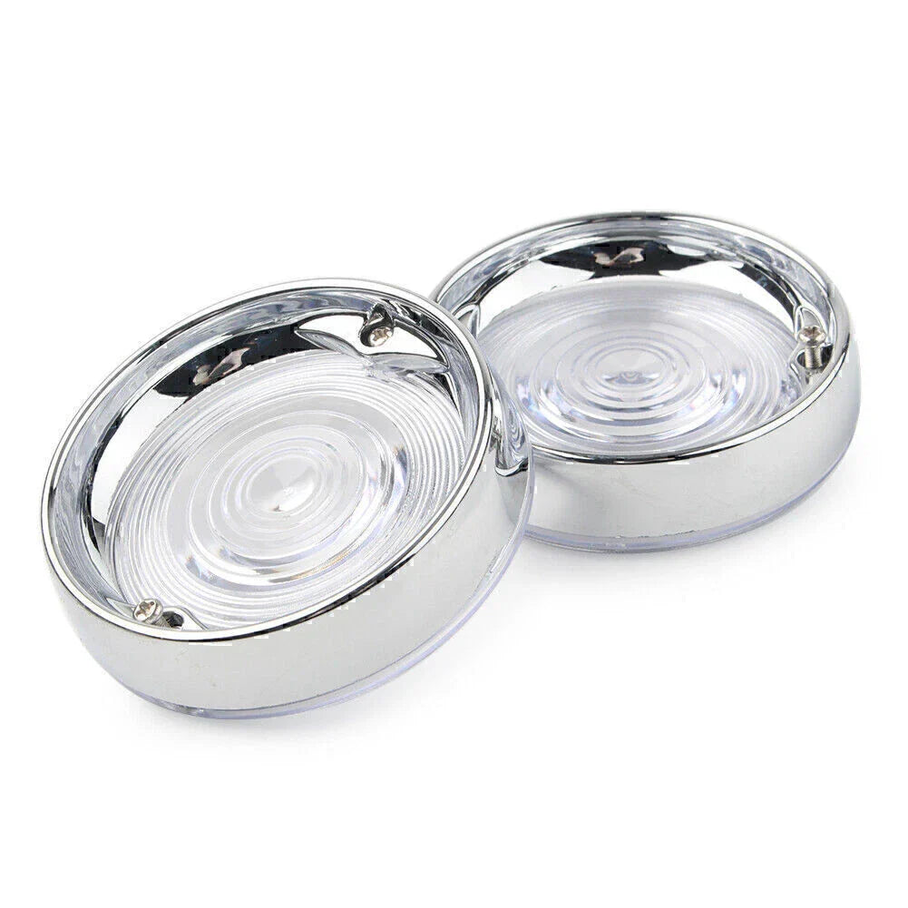 Clear Turn Signal Bezels Lens Covers for Harley Touring Road King (2009-2023)