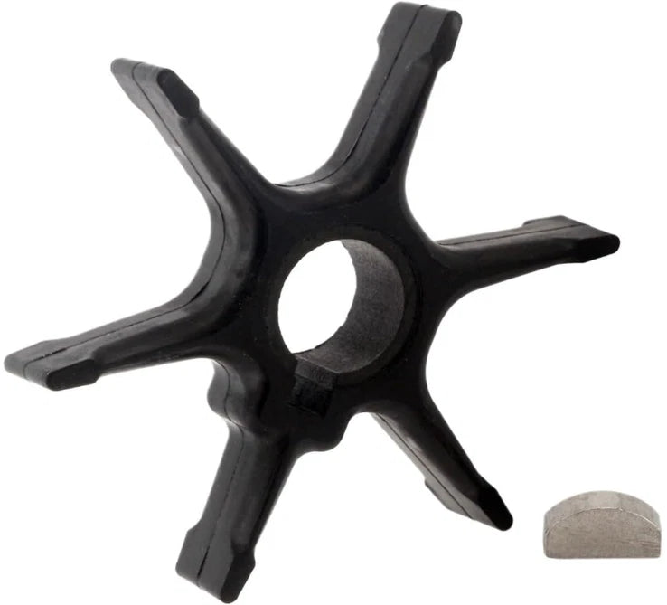 Water Pump Impeller with Key for Suzuki 2 Stroke 20-25 HP Outboard (17461-96300)
