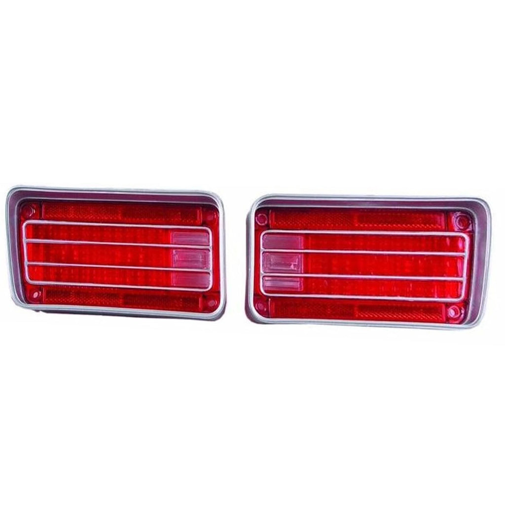Tail Light Lenses Replacement Driver Passenger Set for Ford F150 (2015–2020)
