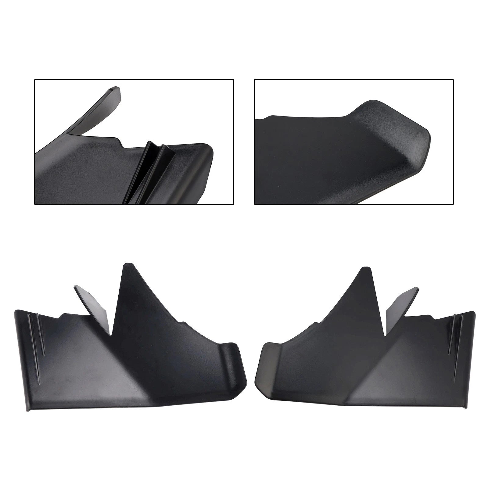 Air Deflector Spoiler Winglets for Aprilia RS457 (2024) Black