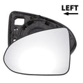 Left Side White Mirror Glass for Hyundai Sonata (2020–2022)