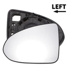 Left Side White Mirror Glass for Hyundai Sonata (2020–2022)
