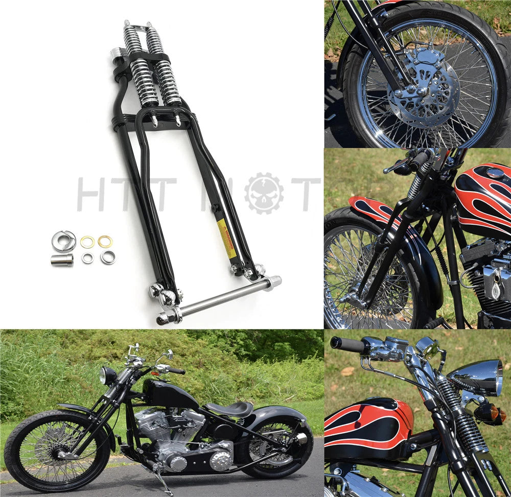 4" Springer Front End Wishbone for Harley