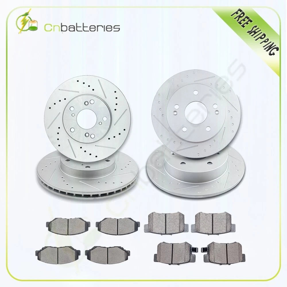 Set of 4 Brake Rotors and Pads Kit for Acura ILX (2014–2015)