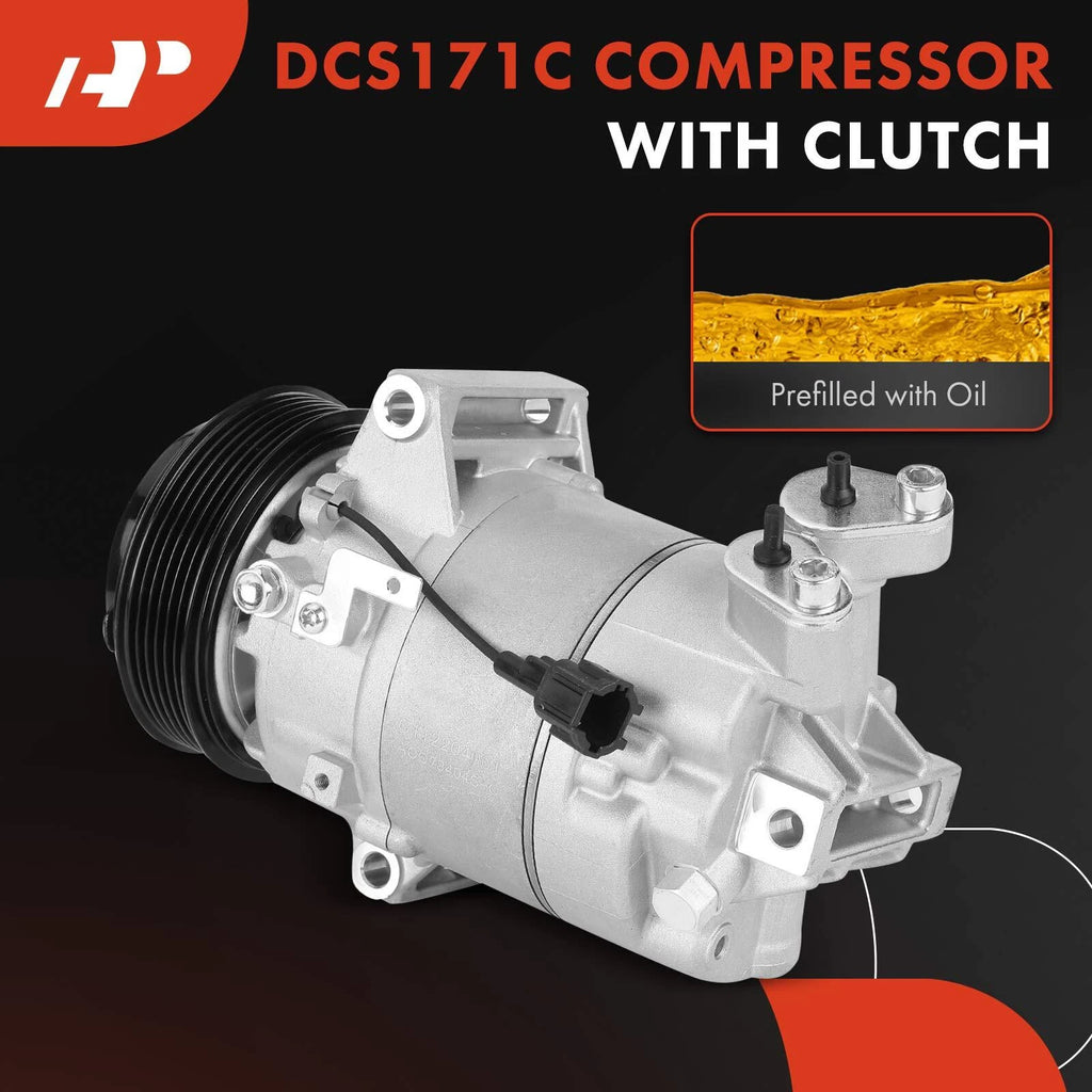 A/C Compressor with Clutch for Nissan Versa (2007-2010)
