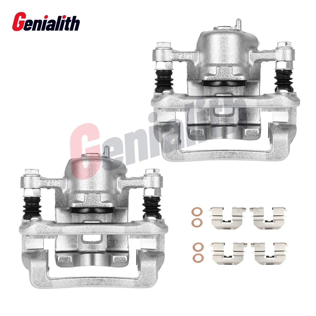 2X Rear Disc Brake Calipers w/ Bracket for Hyundai Sonata (2008–2010)