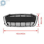 Front Lower Grille for Chevrolet Sonic (2017-2020) Matte Black Chrome