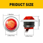 LED Red Side Marker Lights for Truck Trailer (12V)