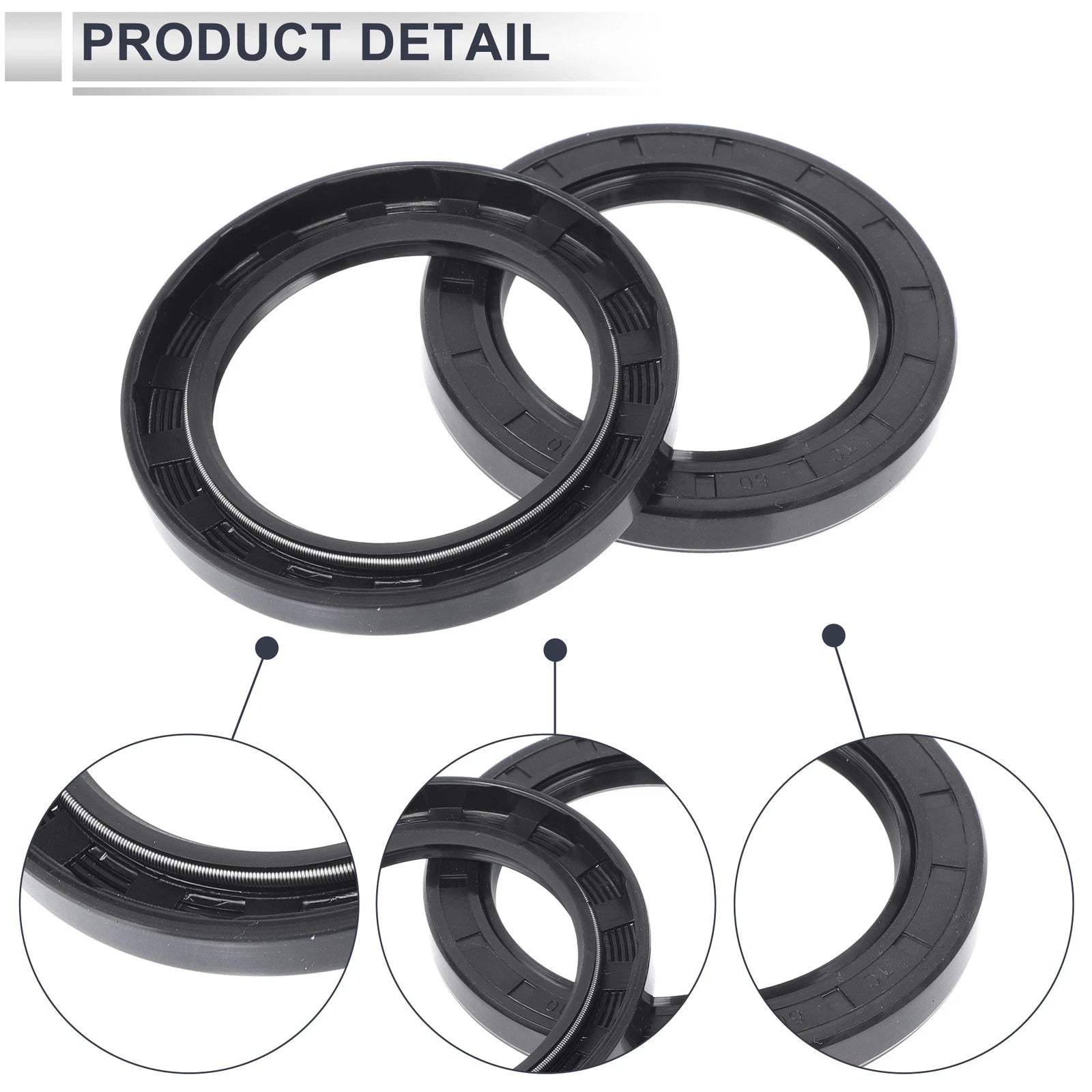 Set of 5 Oil Seal Rotary Shaft Seal NBR Rubber 60x85x10mm