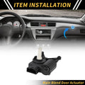 HVAC Heater Blend Door Actuator for Mercedes-Benz Sprinter (2006–2009) No. 0008205808