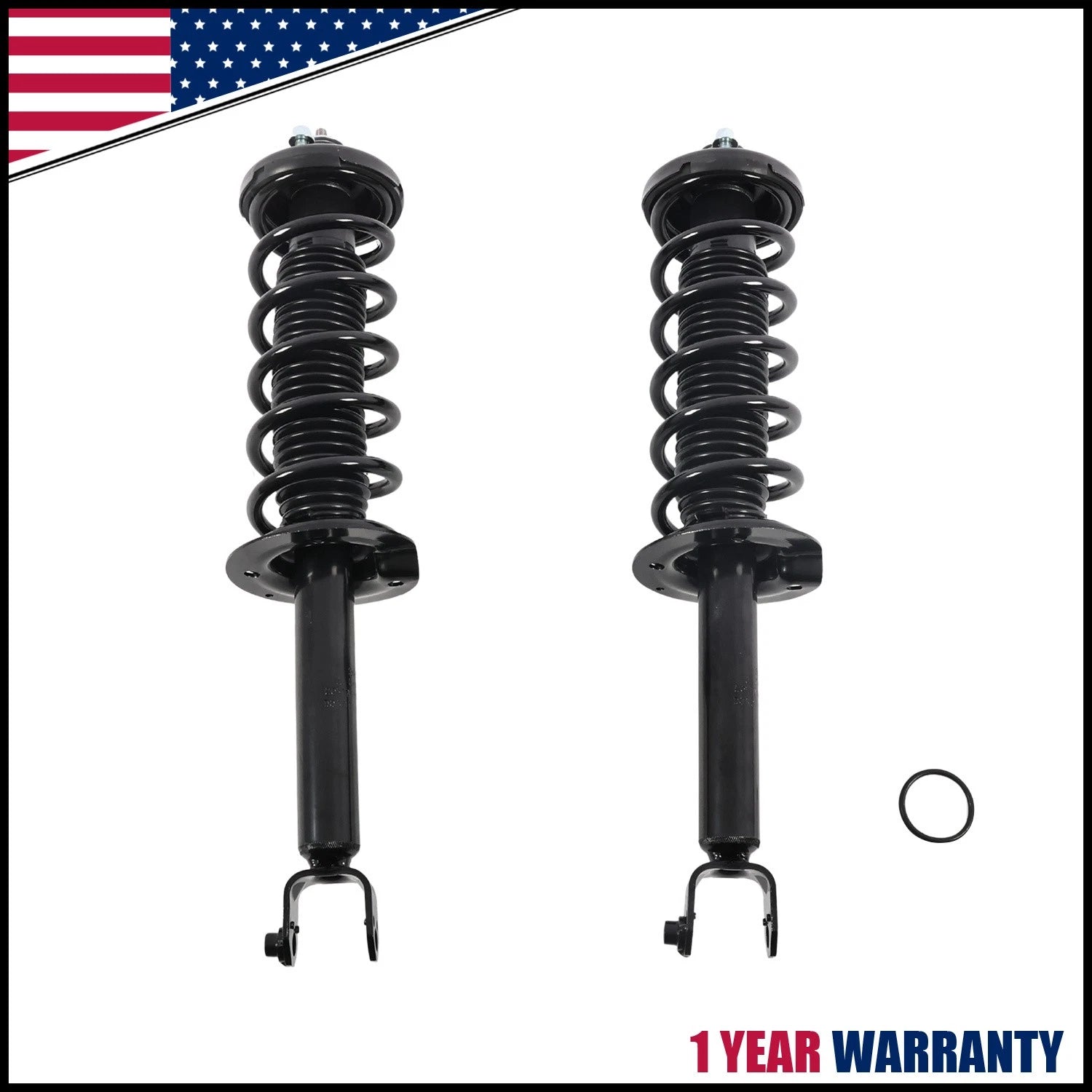 Rear Complete Struts Shocks w/ Spring & Mount for Honda Accord (2013–2017)