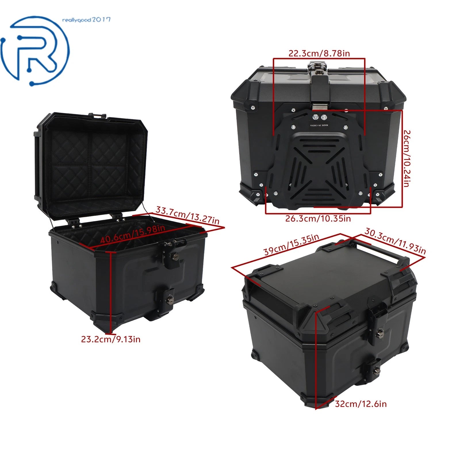 45L Waterproof Top Case for Motorcycle (Universal Fit)