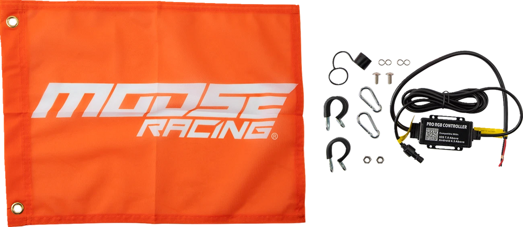 3' RGB Whip Light for Moose Offroad (SB-RGBBT-131-PU)