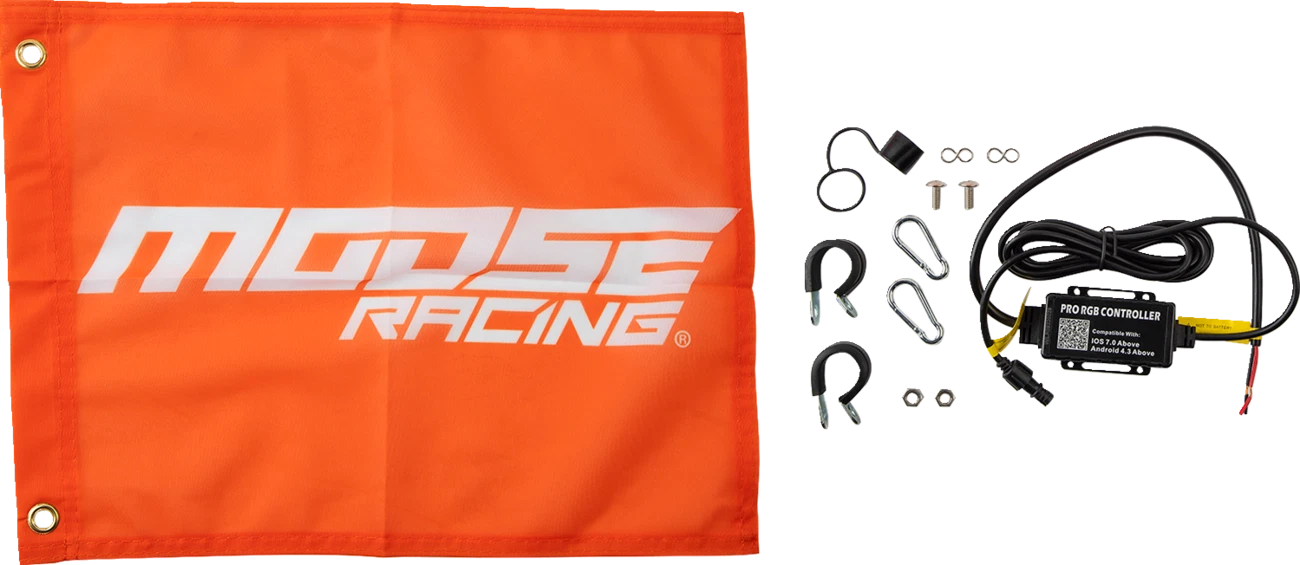 3' RGB Whip Light for Moose Offroad (SB-RGBBT-131-PU)