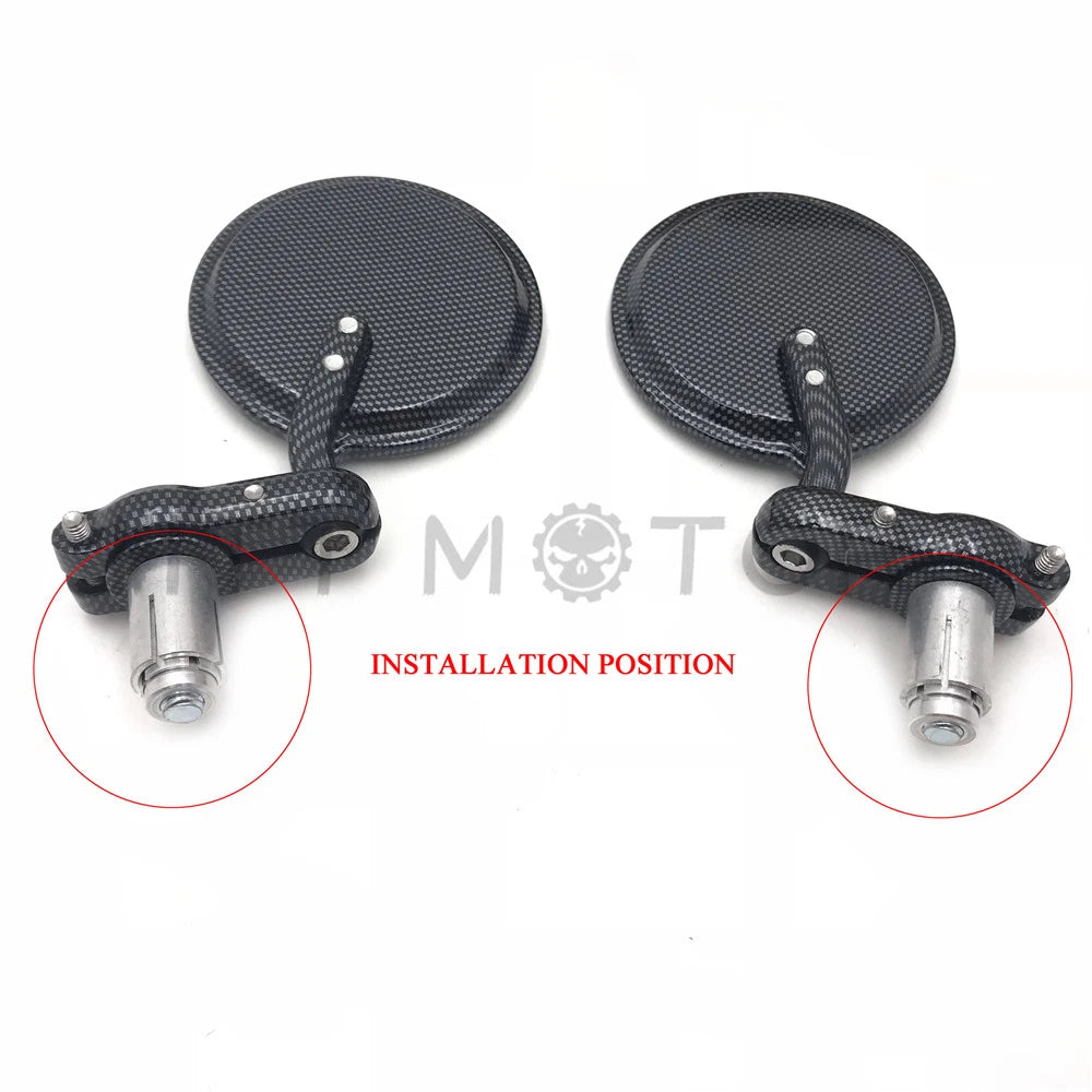 1" Bar End Mirror Ring Installation Loop for