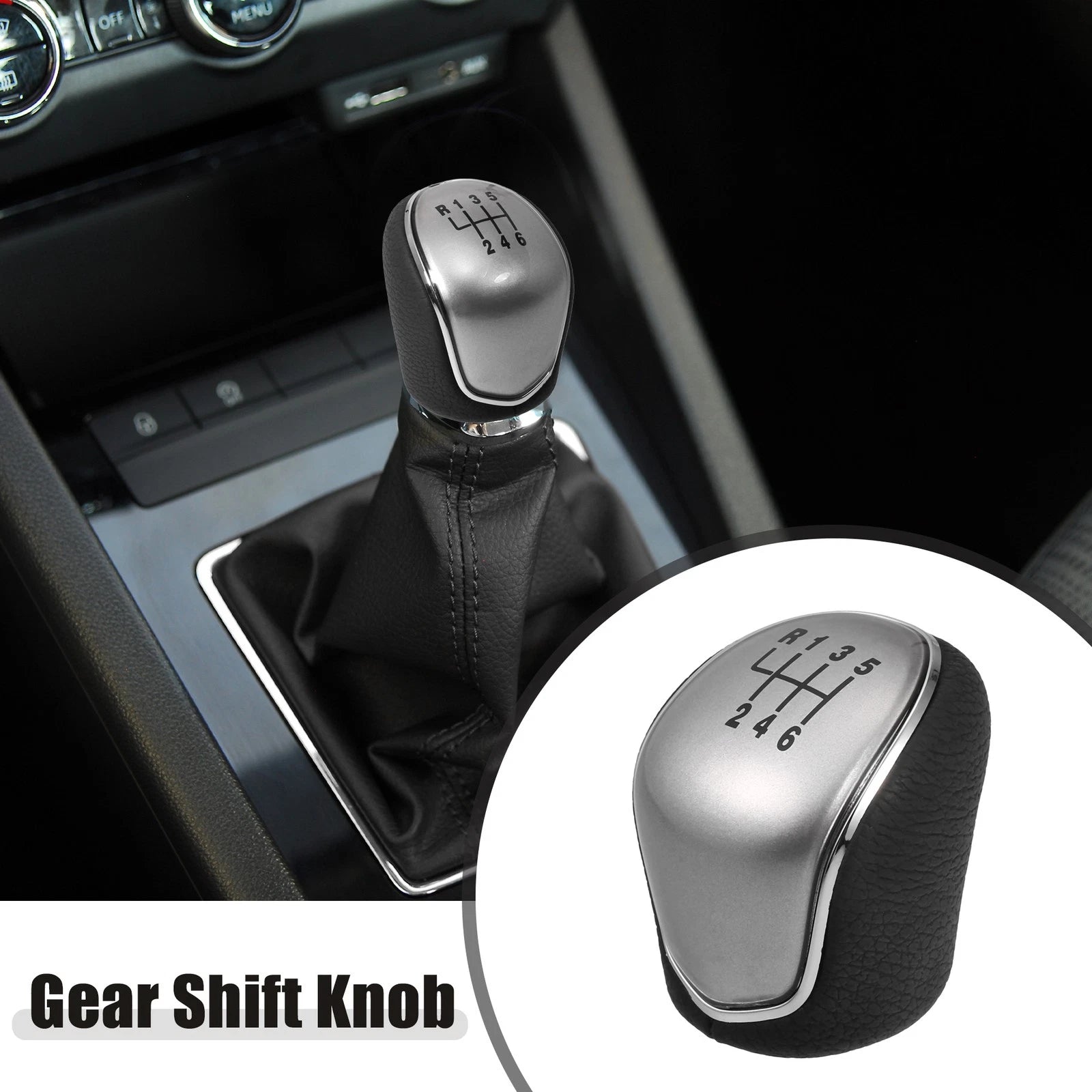 6 Speed Manual Gear Shift Knob for Ford Mondeo S-MAX C-MAX Kuga (2007–2023)