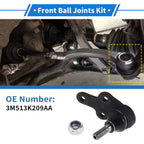 2X Front Lower Ball Joints for Ford Focus (2004–2011) No. 3M513K209AA