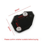 Side Stand Kickstand Plate Pad for BMW F800GS (2008–2015) Black