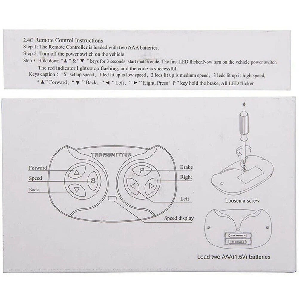 2 4G Remote Control Receiver for JR1801RX 12V Kids Electric Vehicle