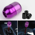 Netted Style 6-Speed Shift Knob for Universal Fit (42mm, Purple)