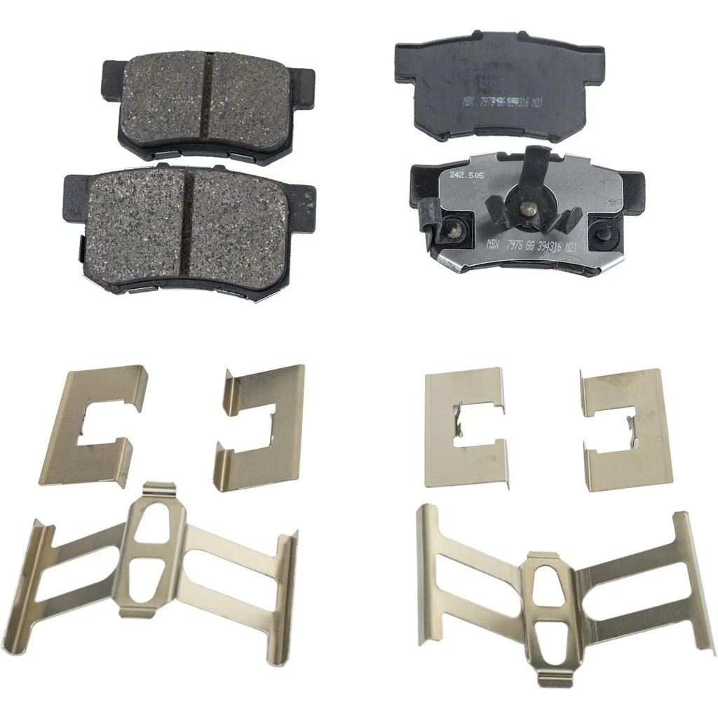 Ceramic Brake Pad Set for Honda CR-V, RDX (2007–2012)