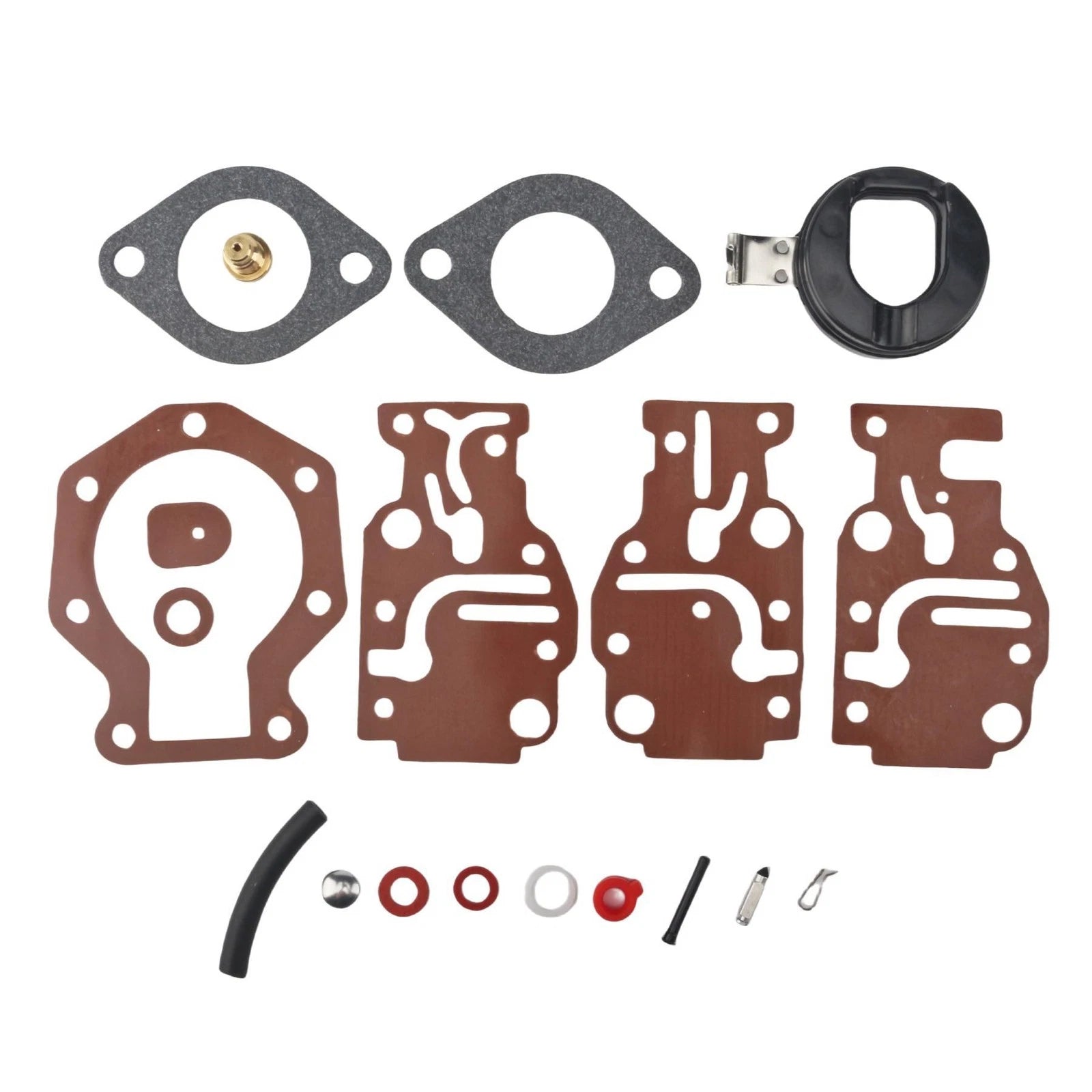 Carburetor Kit with Float for Evinrude Johnson 6-20 HP Engine