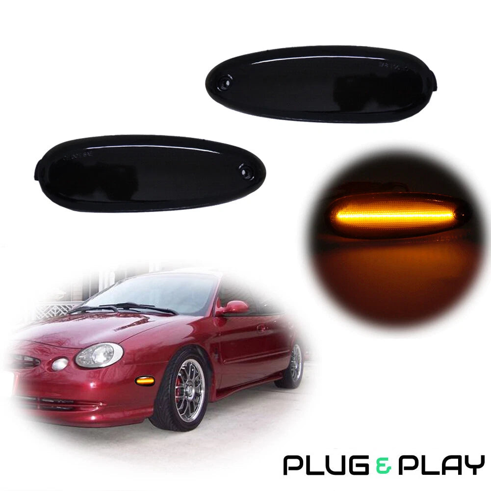 Set of 2 Front Marker Signal Lights for Ford Taurus Sable (1996–1999)