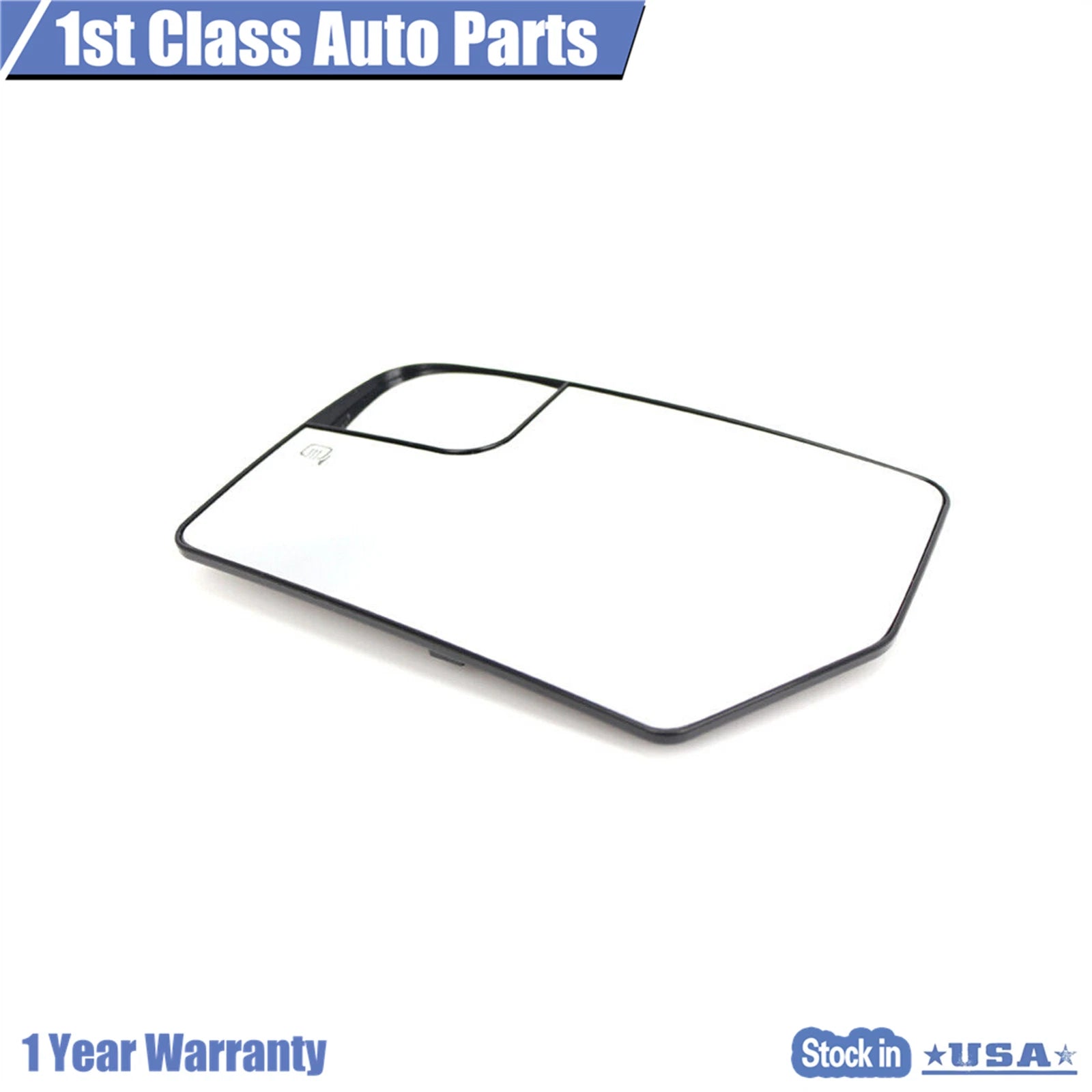 Rear View Mirror Glass + Backplate Left for Ford Expedition 2012–2017