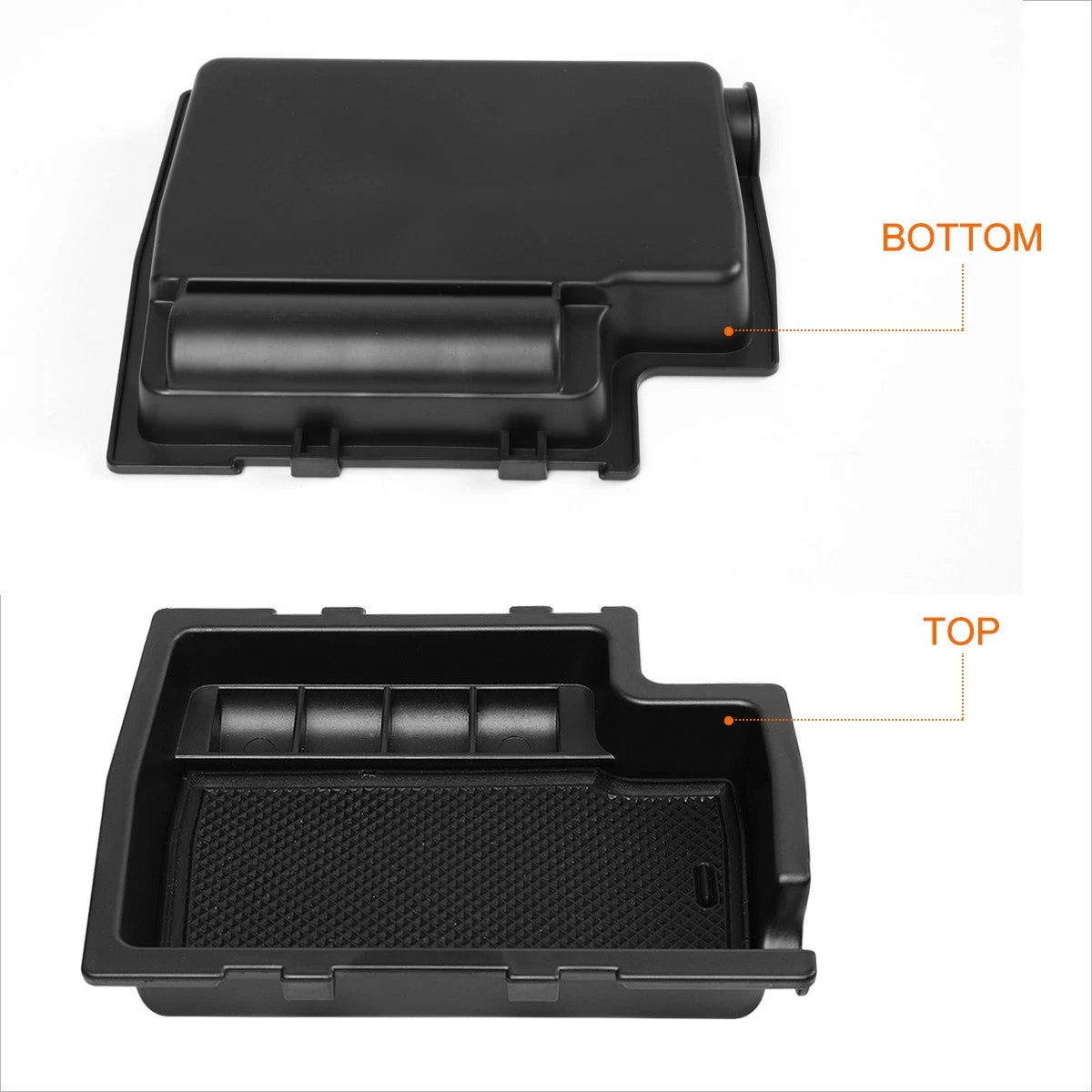 ABS Center Console Storage Box Organizer Tray for Subaru Crosstrek (2013–2017)
