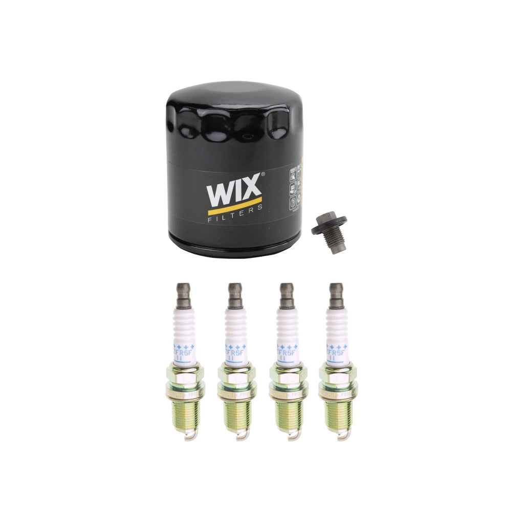 Wix Engine Oil Filter & NGK 4 Laser Platinum Spark Plugs for Compass (2007–2023)