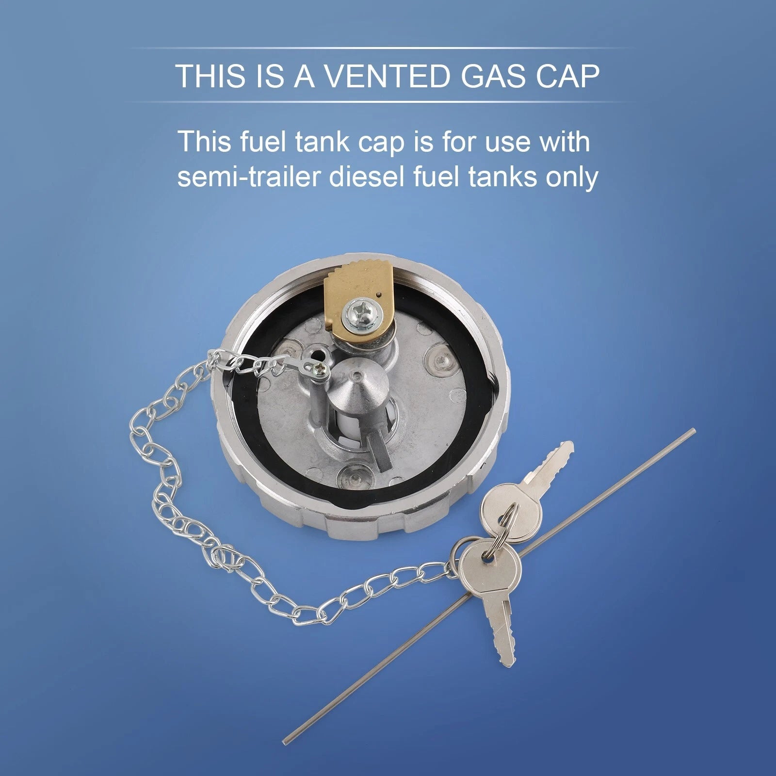 Fuel Tank Locking Gas Cap for Kenworth Peterbilt