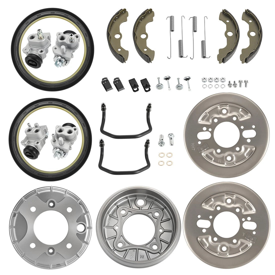 Front Brake Drum Shoes Kit for Honda Foreman 400 450 (1998–2001)