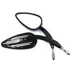 Black Rear View Mirrors for Harley (1982–Present)