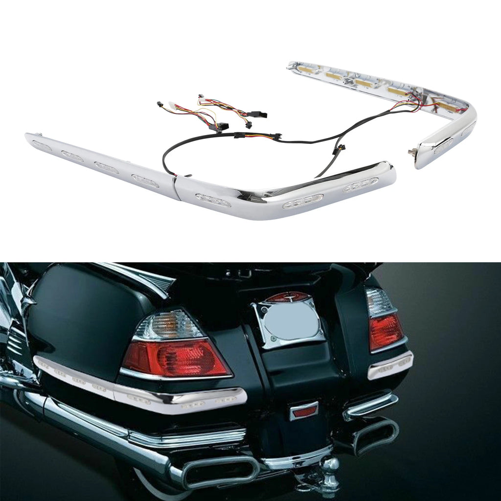 Saddlebag Trims LED Light Clear Lens for Honda Goldwing 1800 GL1800 (2001–2011)
