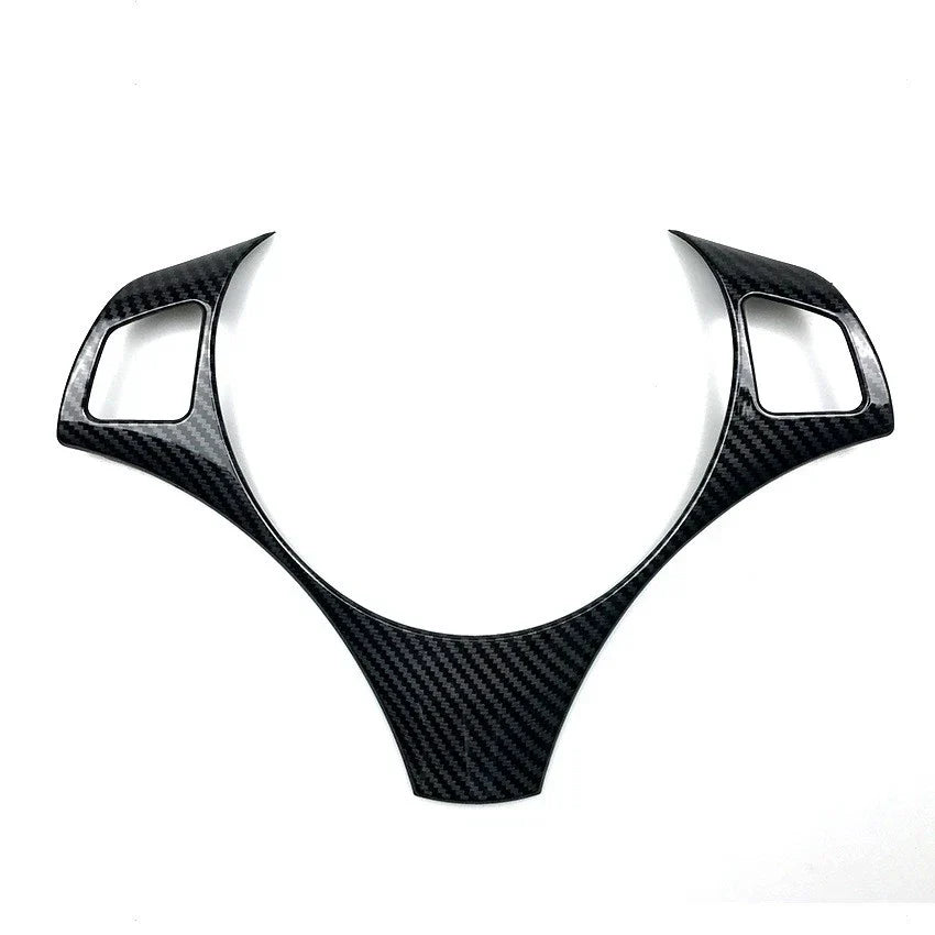 Carbon Style Steering Wheel Trim Cover for BMW E90/91 3-Series (2005–2012)