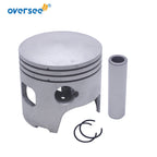Piston & Ring STD for Tohatsu Outboard Motor 80A-90A (2T) 3B7-00001 3MR-87123-0