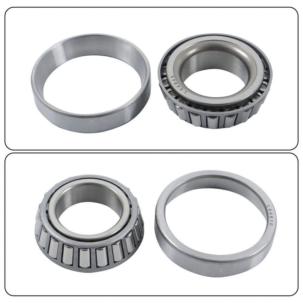 Set of 4 Trailer Bearings for 2000 lbs Axle (L44649/L44610)